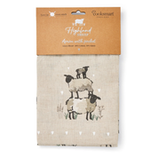 Linen Blend Apron Highland Sheep