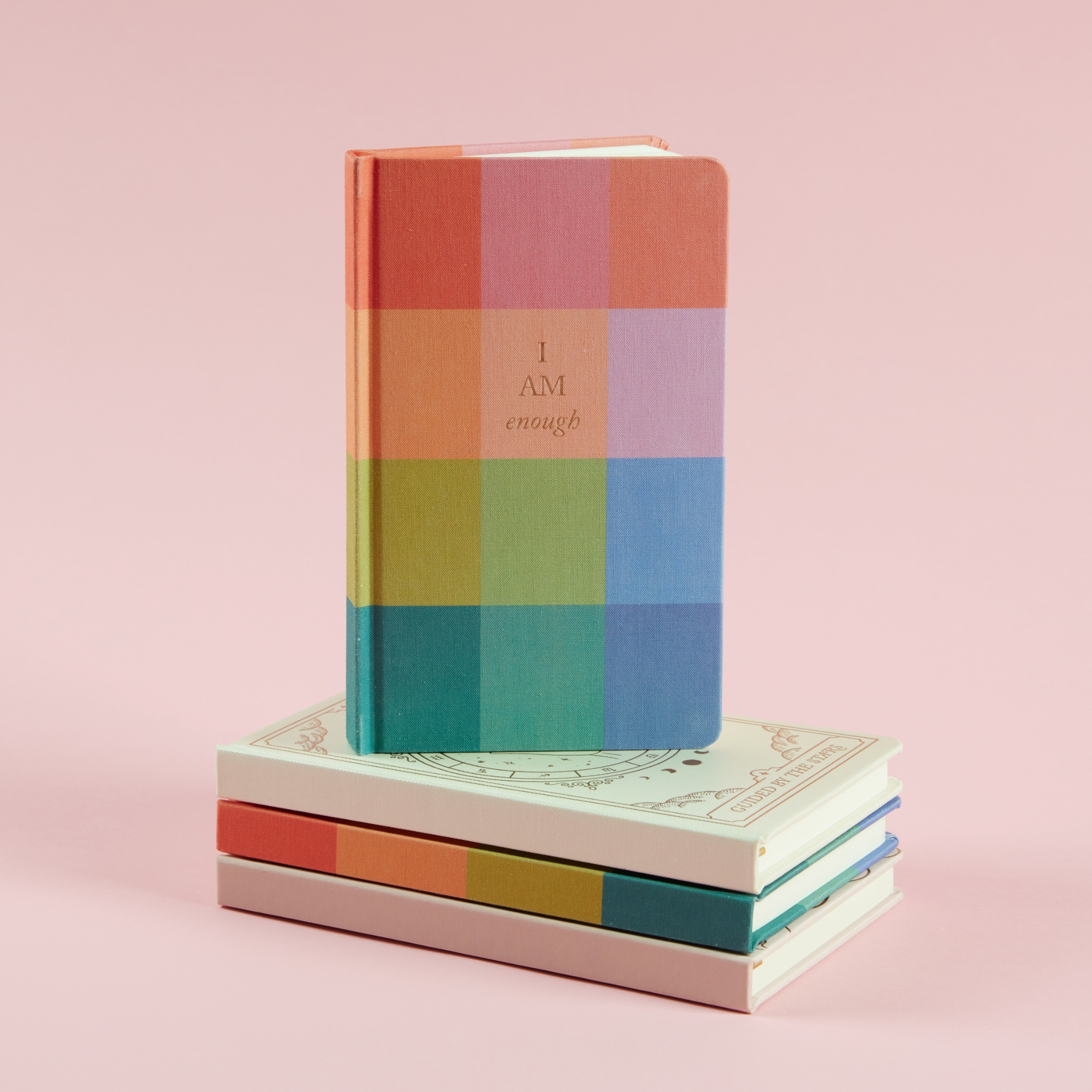 Bookcloth Journal Rainbow Check