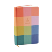 Bookcloth Journal Rainbow Check