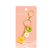Eggs & Toast Keyring Multi