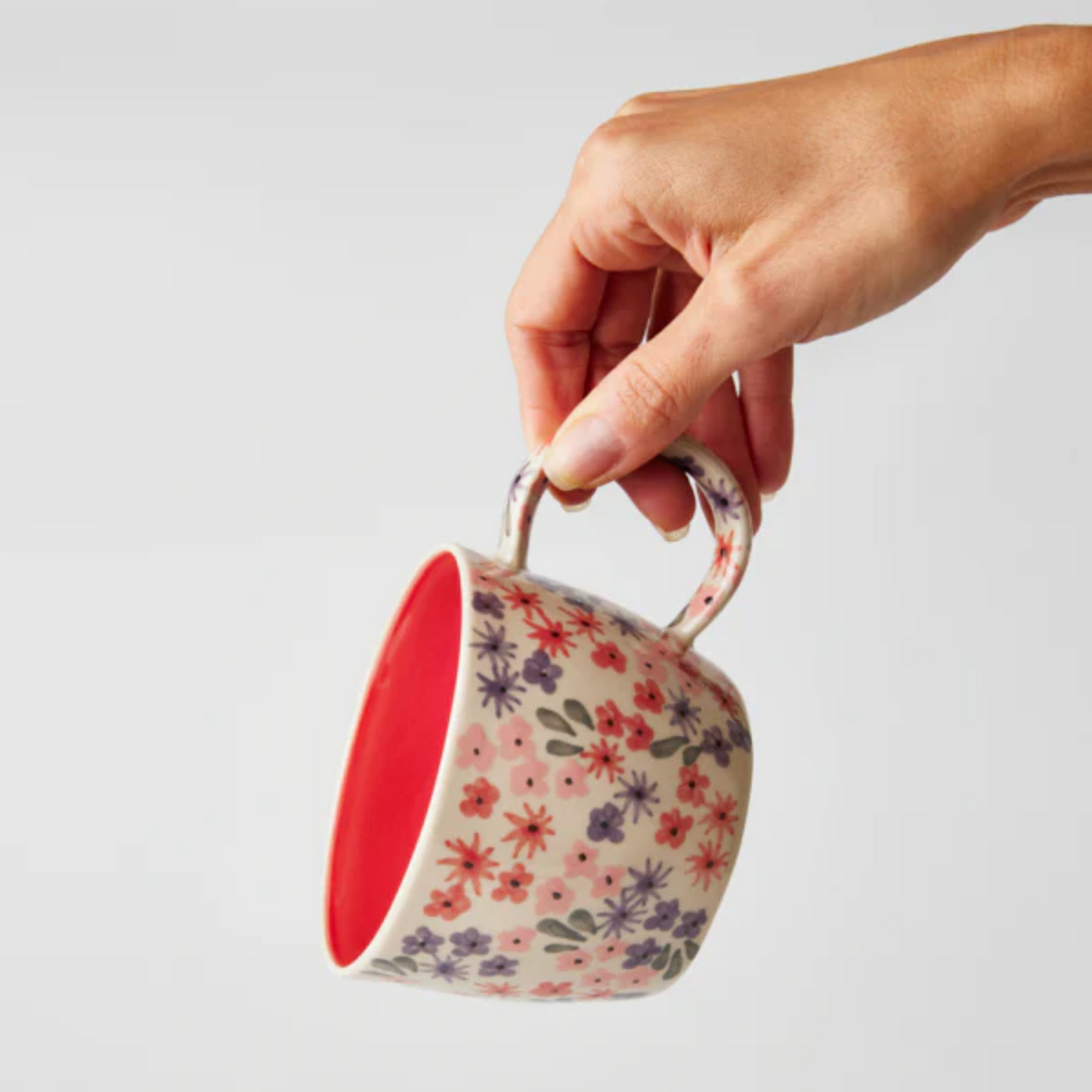 Ditsy Raspberry Mug