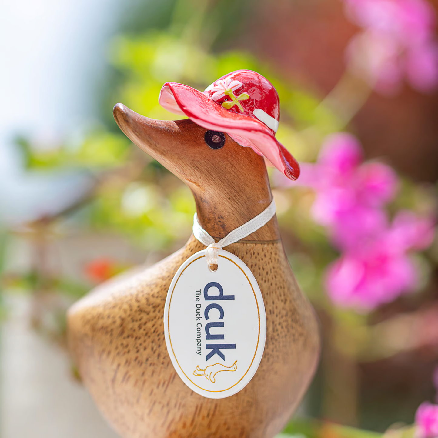 Floral Hat & Boots Duckling Red Small