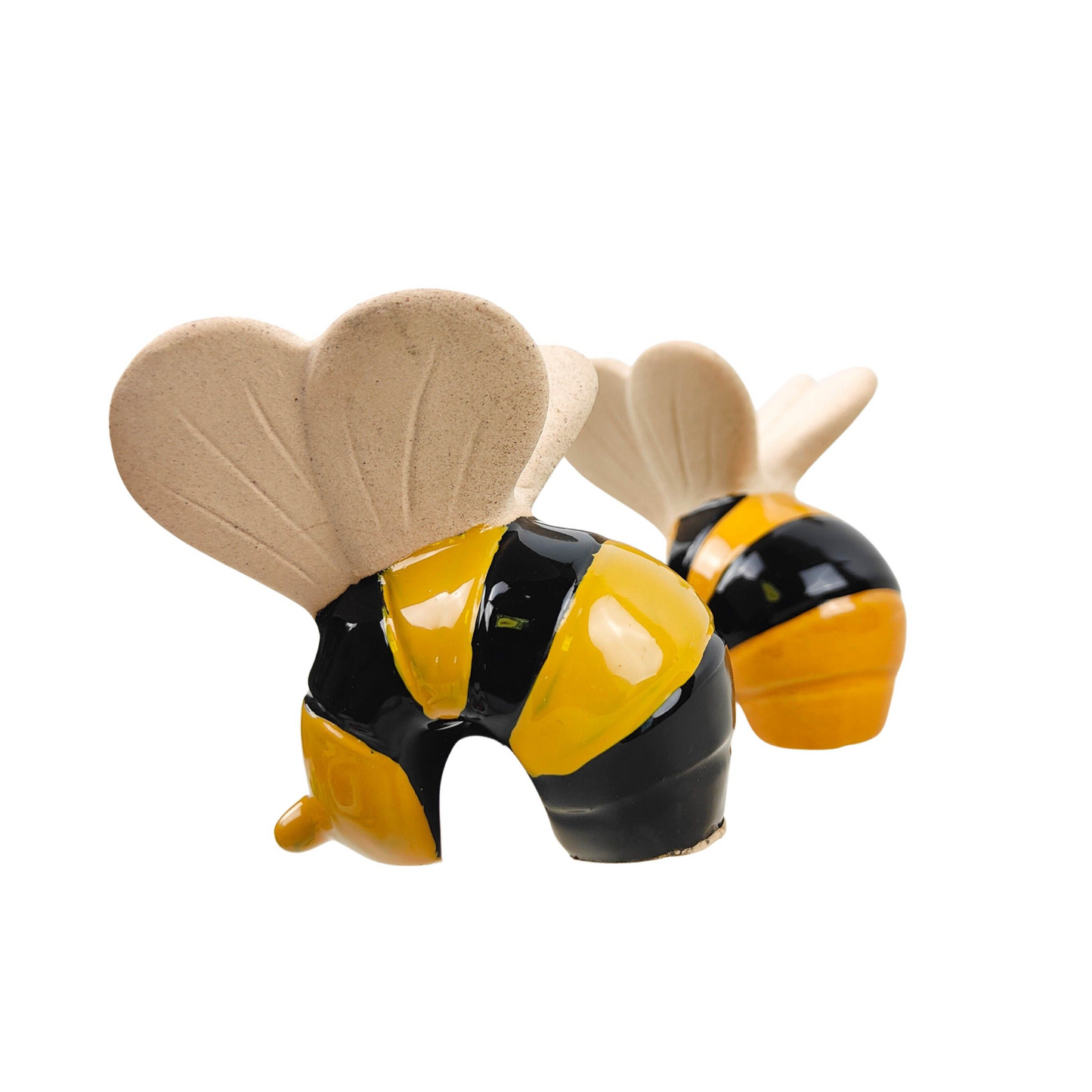 Bee Pot Sitter Black & Yellow