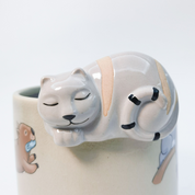 Cat Pot Sitter Grey