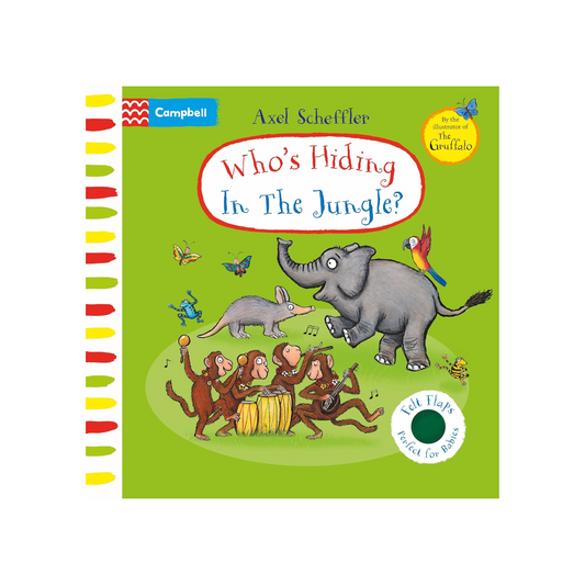 Who's Hiding In The Jungle? A Felt Flaps Board Book