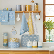 Organic Cotton 3 Pack Tea Towel English Meadow
