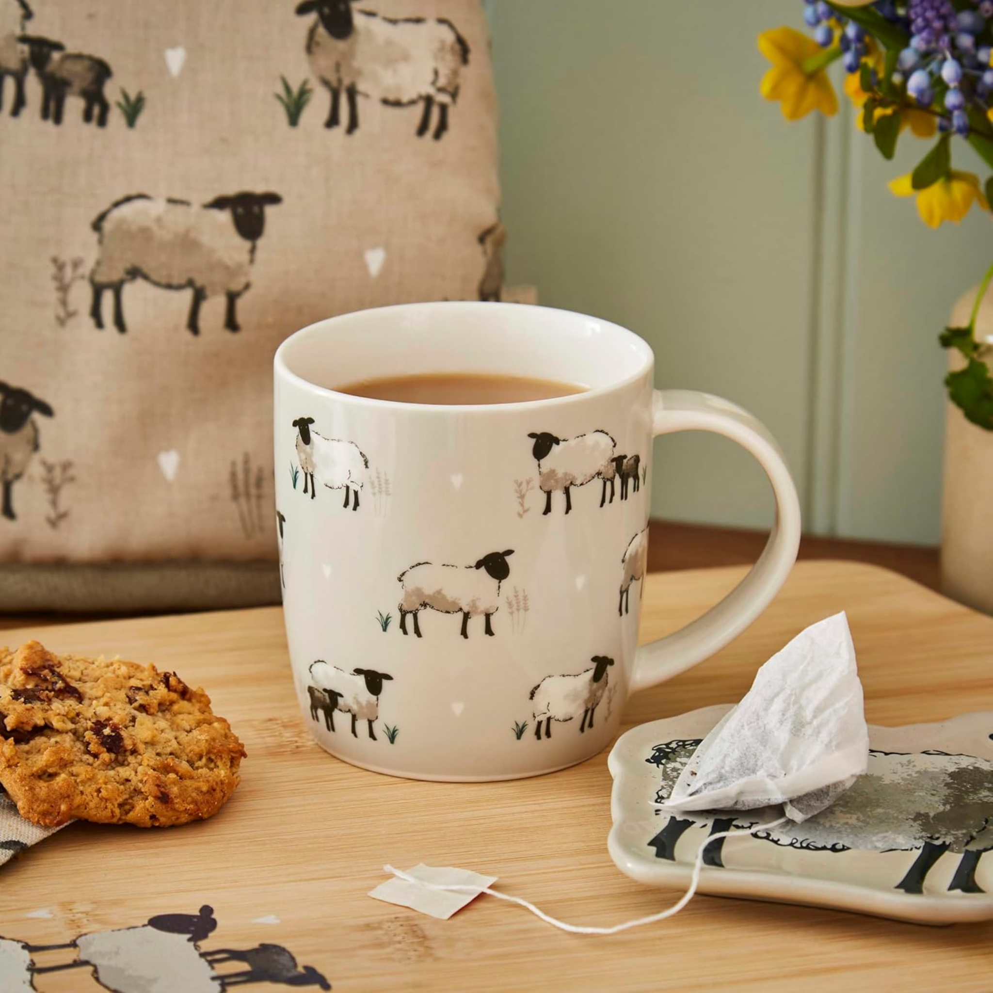 Barrel Mug Highland Sheep