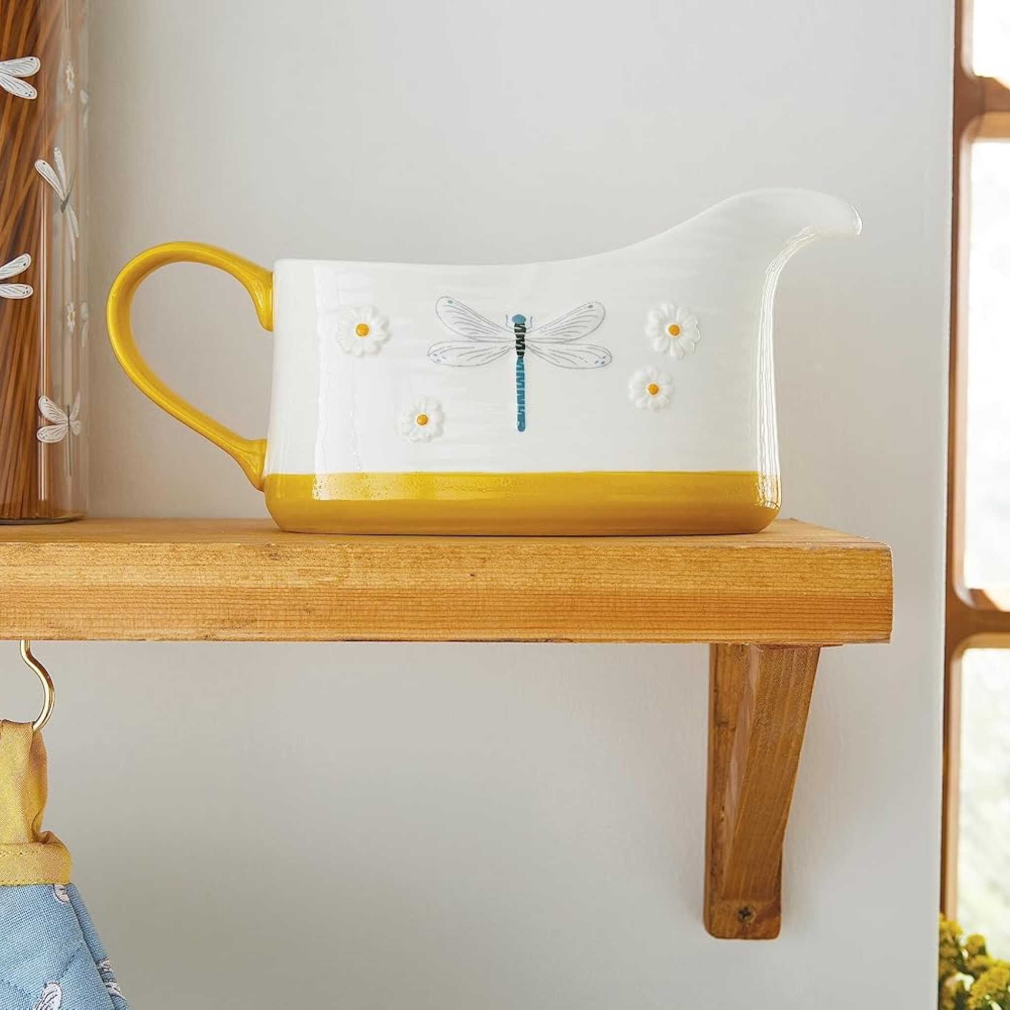 Extra Large Gravy Boat English Meadow