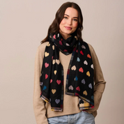 Black Romance Scarf