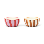 The Bella Dipping Bowls Lilac & Rust + Ochre Set Of 2