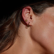 Wise One Drop Earrings Gold