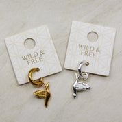 Wild and Free Charm in Gold or Silver