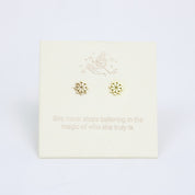 Yantra Earrings Gold