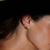 Zen Baby Drop Earrings Gold