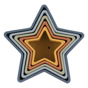 Silicone Nesting Stars Multi Blue