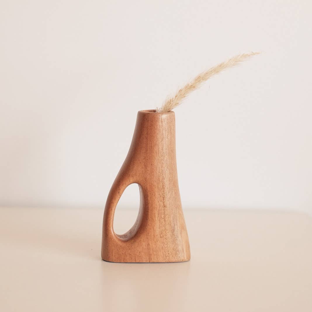 Koji Wooden Vase