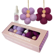 Felt Flower Fresheners Amber & Lavender