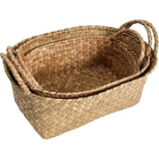 Woven Oval Basket Set