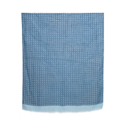 Blue Little Paisley Monogram Scarf