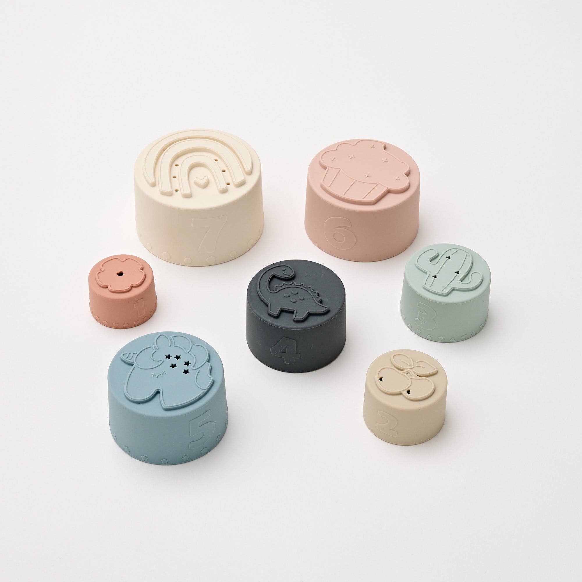 Silicone Stacking Cups