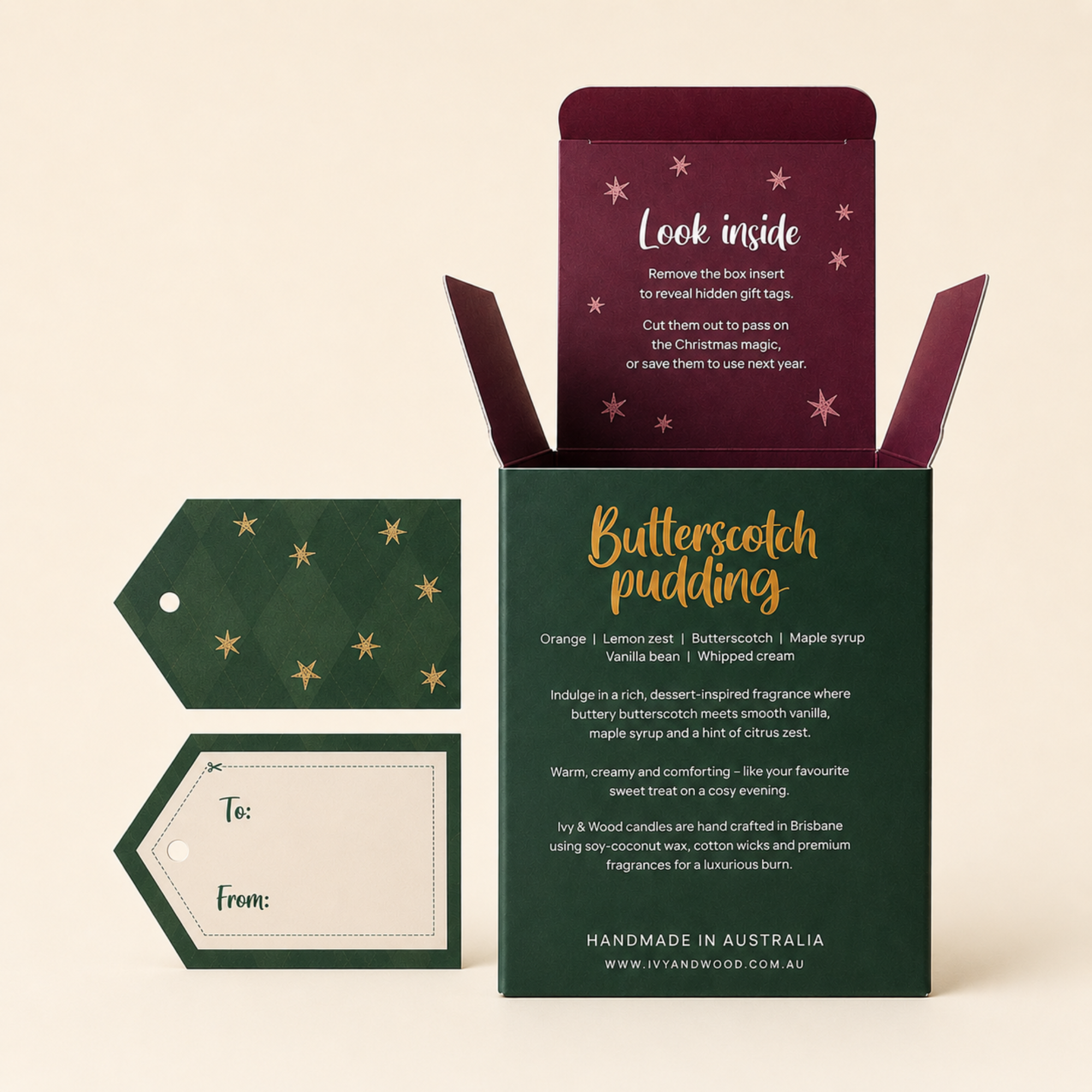 Butterscotch Pudding Limited Edition Christmas Candle