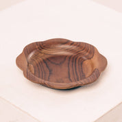 Wooden Scalloped Plate Medium