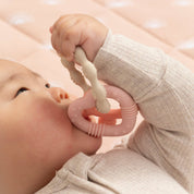 Silicone Bunny Teether Pink