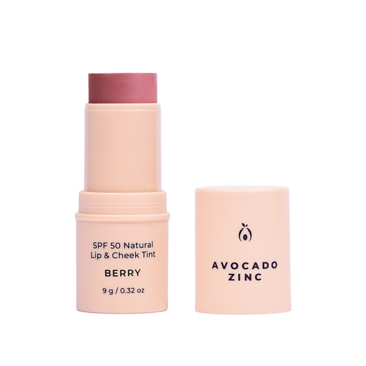 SPF 50 Natural Lip & Cheek Tint Berry