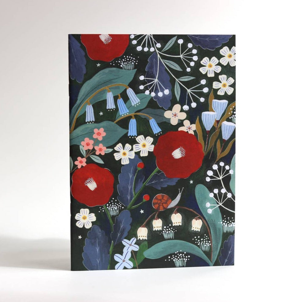 Glowing Flowers Journal Notebook