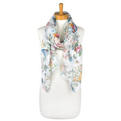 White Bird Garden Scarf