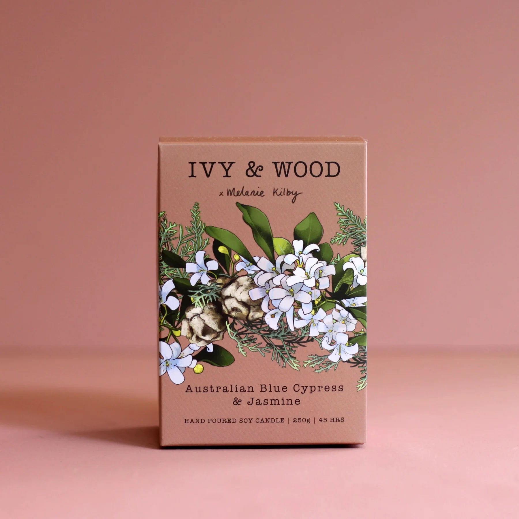 Australian Blue Cypress & Jasmine Scented Candle