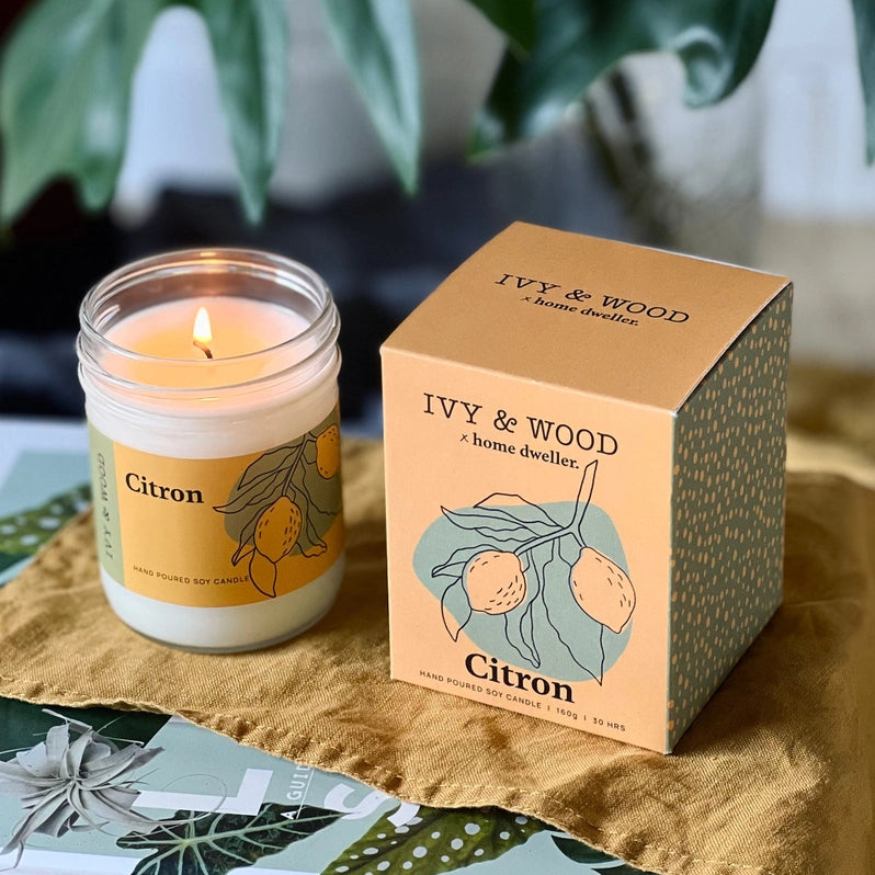 Homebody Citron Scented Candle