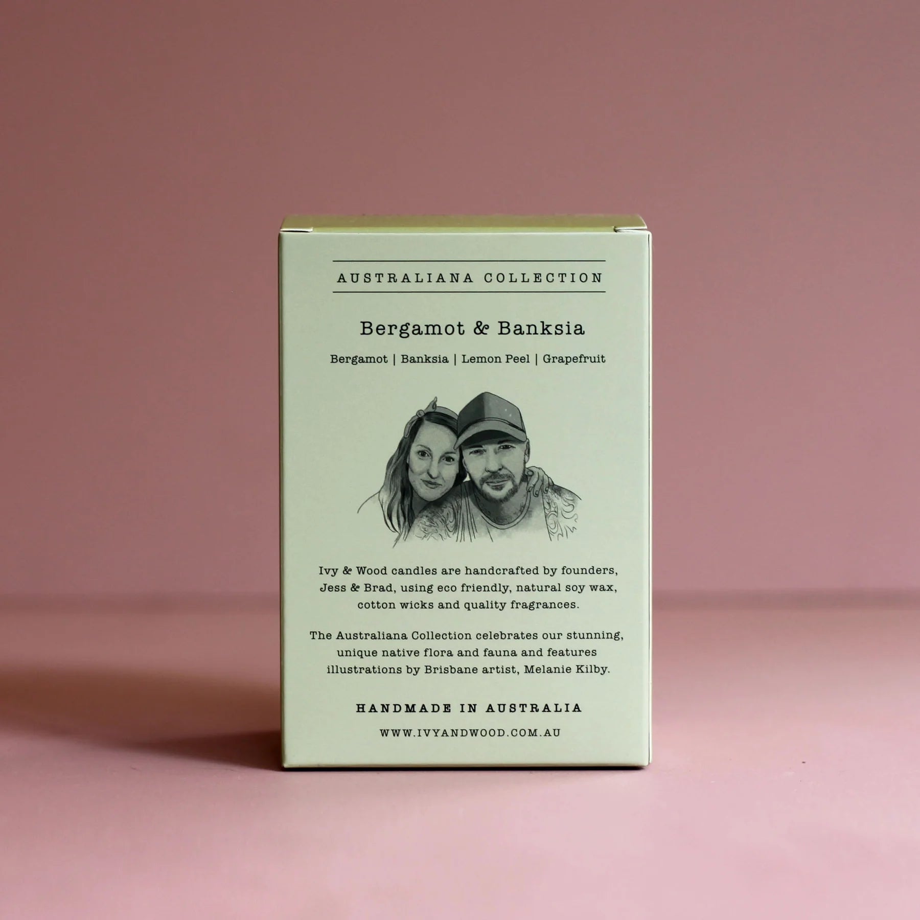 Bergamot & Banksia Scented Candle