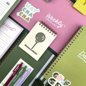 Golf Ball and Tee Mini Jotter Notebook