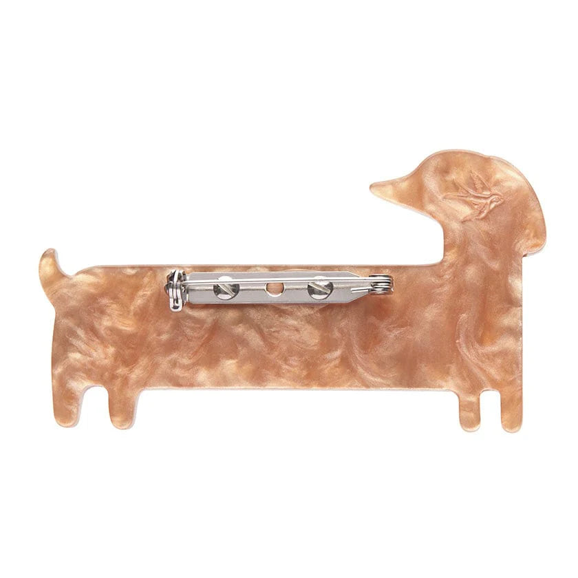 Long Dog Brooch