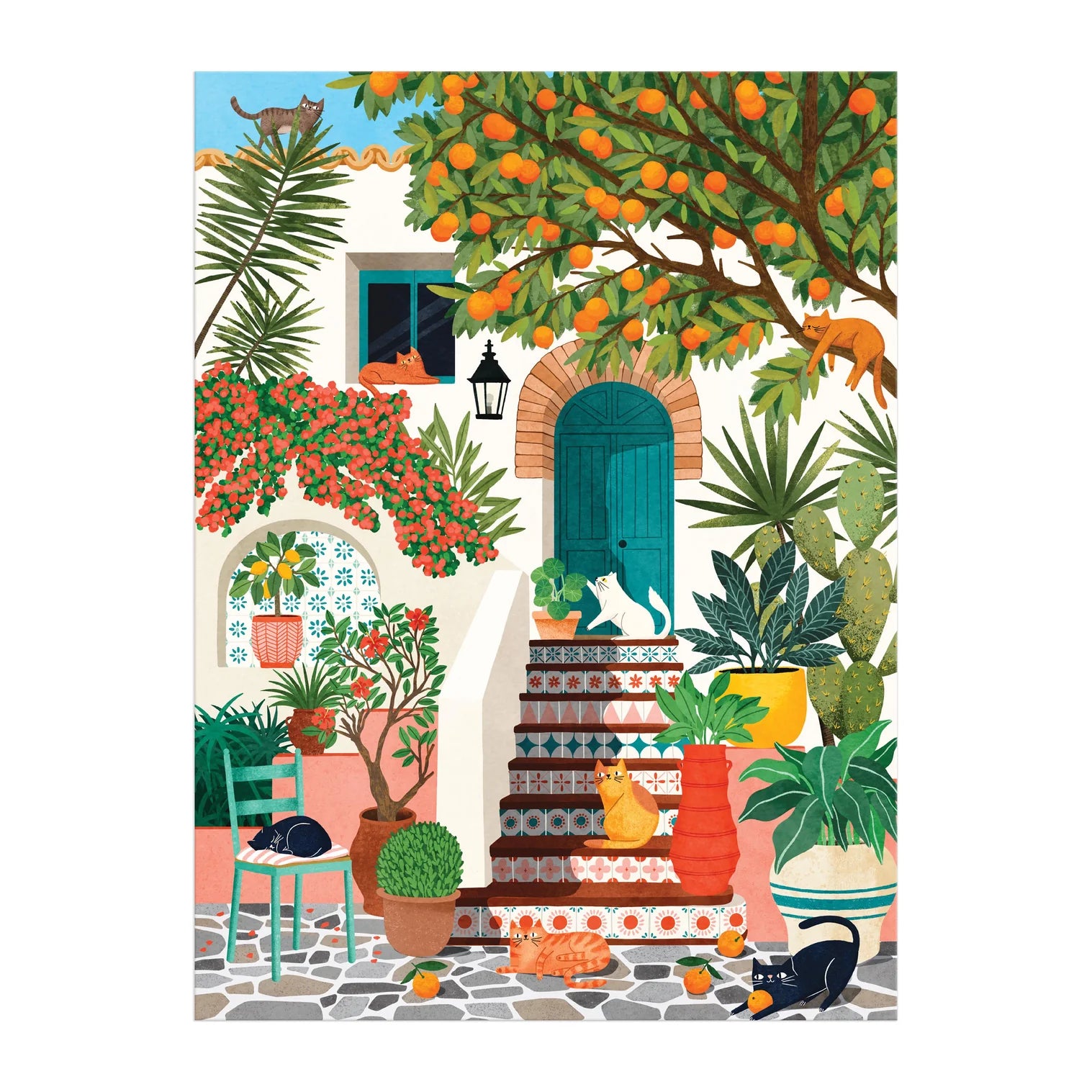 Mediterranean Cats 1000PC Puzzle