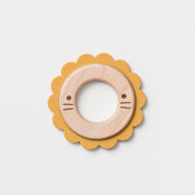Lee The Lion Teether Wood & Silicone