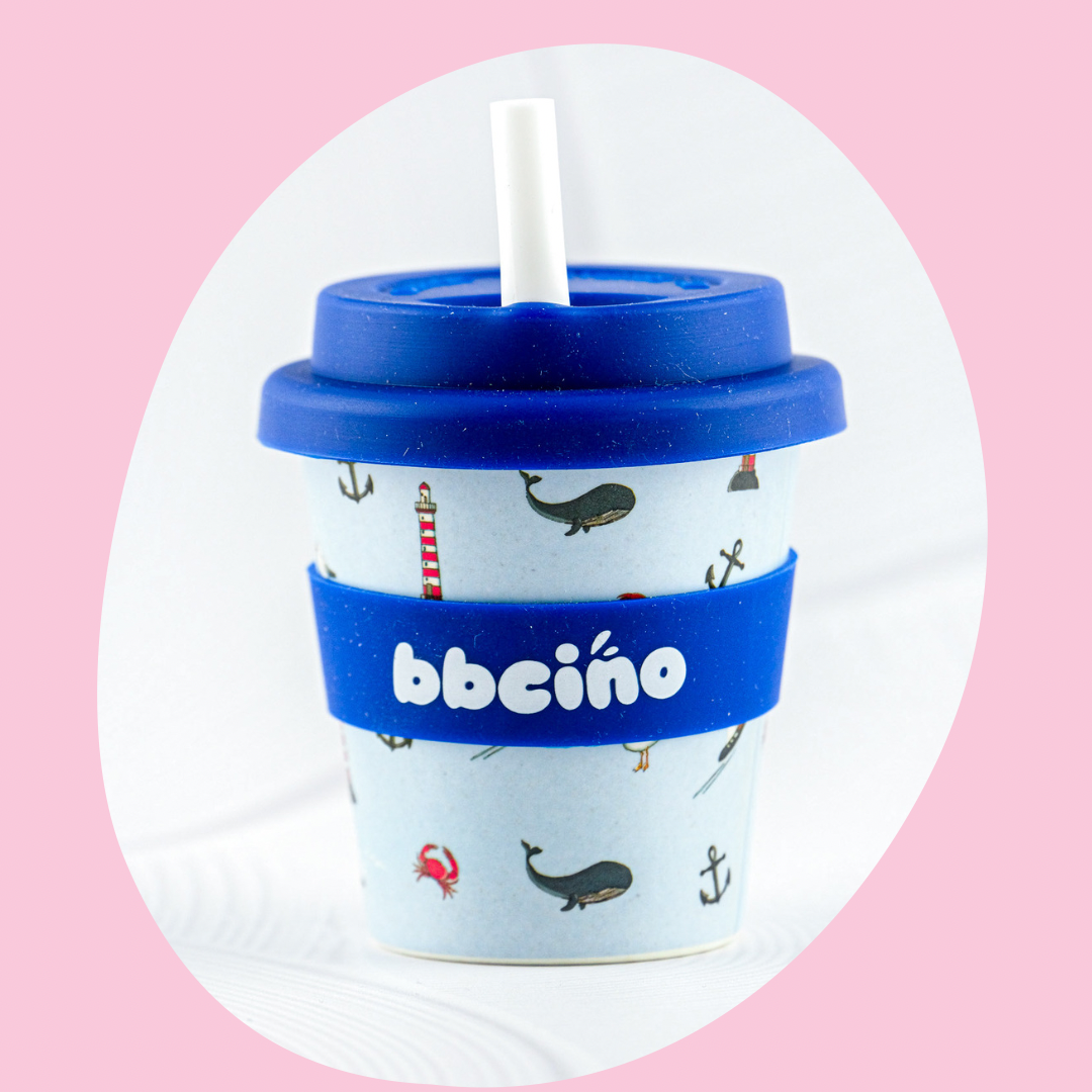 Reusable Babycino Bamboo Cup Naughty-Cal 120ml