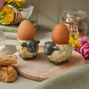 Set Of 2 Egg Cups Highland Sheep