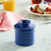 The Original Butter Bell® Crock Cafe Royal Blue