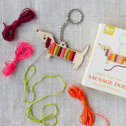 Stitch Your Own Keyring Sausage Dog