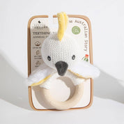 Teething Ring Rattle Cockatoo