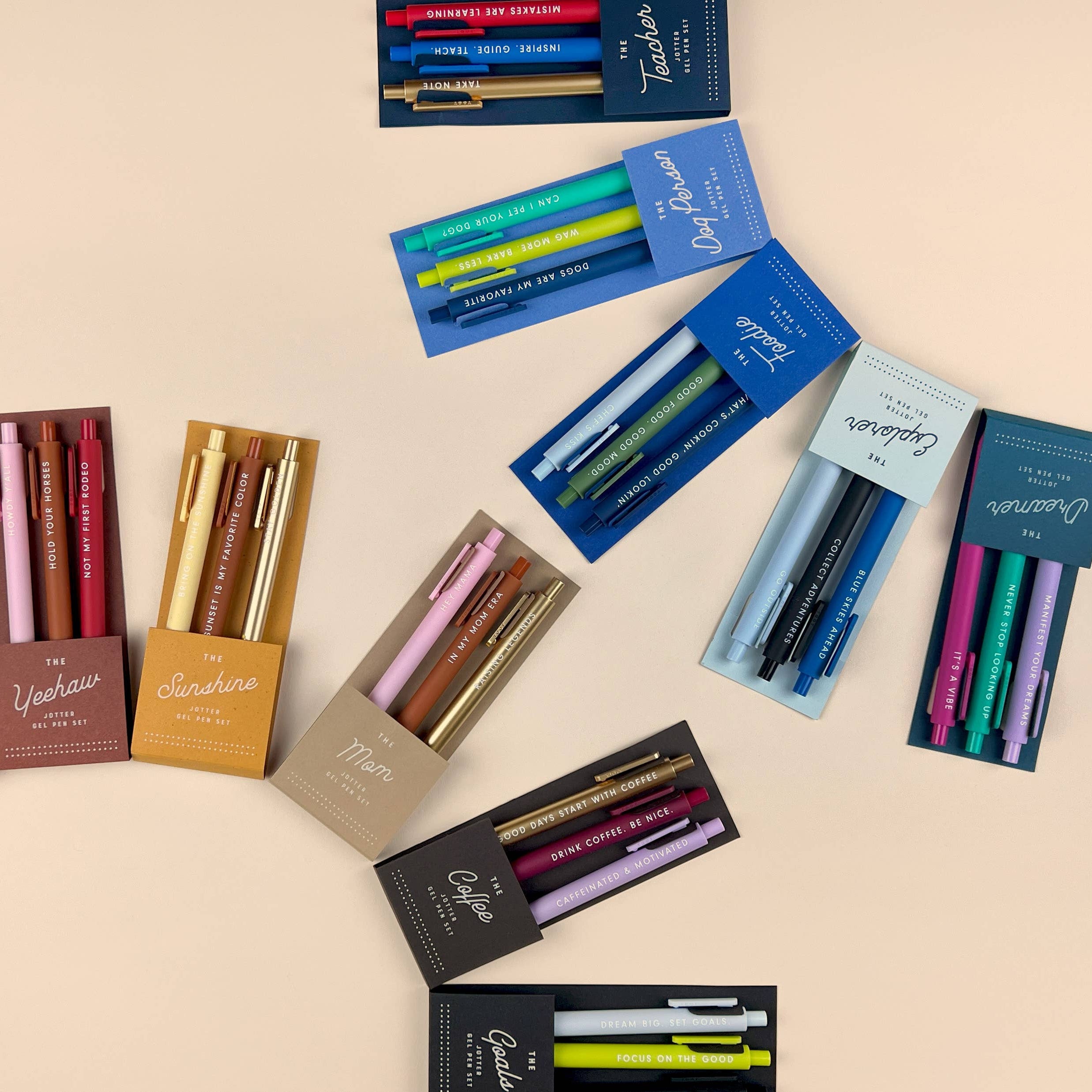 Plant Jotter Gel Pen Set of 3