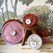 Felt Trivet Set Spiced Cocoa