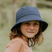 Classic Bucket Sun Hat Denim