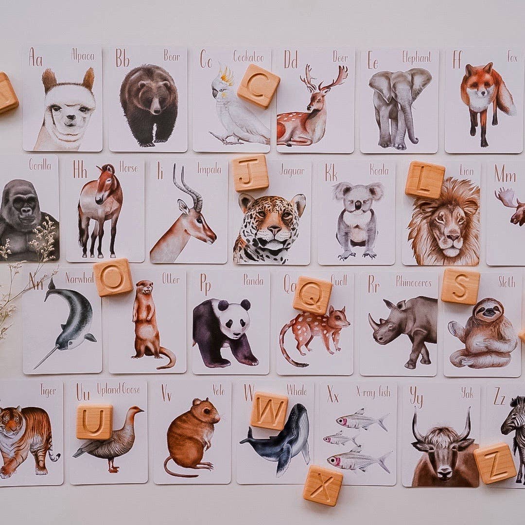 Animal Alphabet Flash Cards