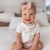 Organic Muslin Bib Daisy