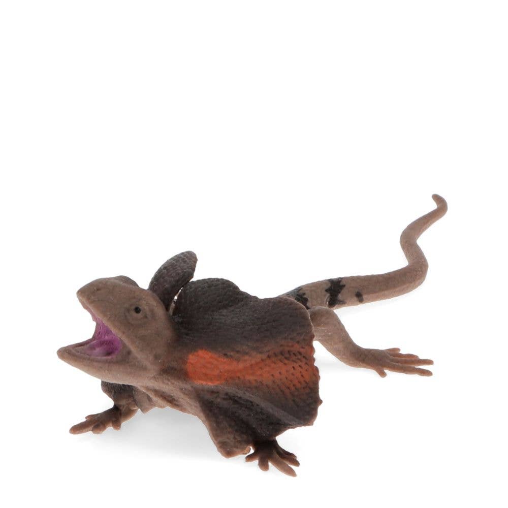 Realistic Toy Frill Neck Lizard