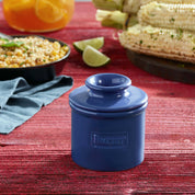 The Original Butter Bell® Crock Cafe Royal Blue