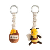 2 Pack Stroller Toy Bee & Honey Pot